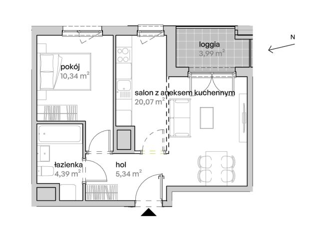 Mieszkanie 2-pokojowe Poznań Starołęka, ul. Unii Lubelskiej. Zdjęcie 7