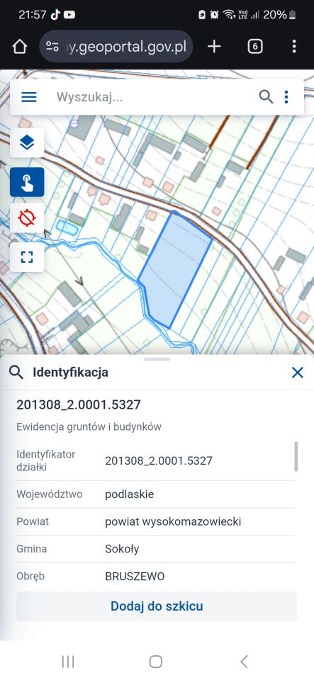 Działka rolno-budowlana Bruszewo. Zdjęcie 2