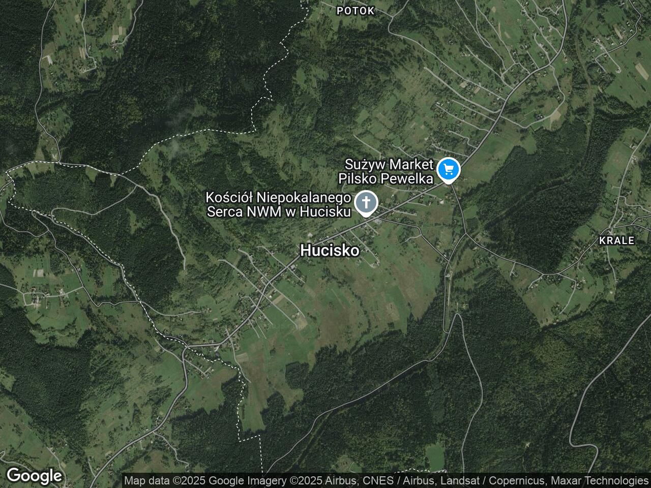 Działka rolna Hucisko