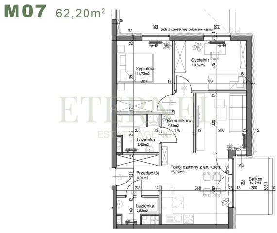 Mieszkanie 3-pokojowe Kraków Czyżyny, ul. Śliwkowa. Zdjęcie 2