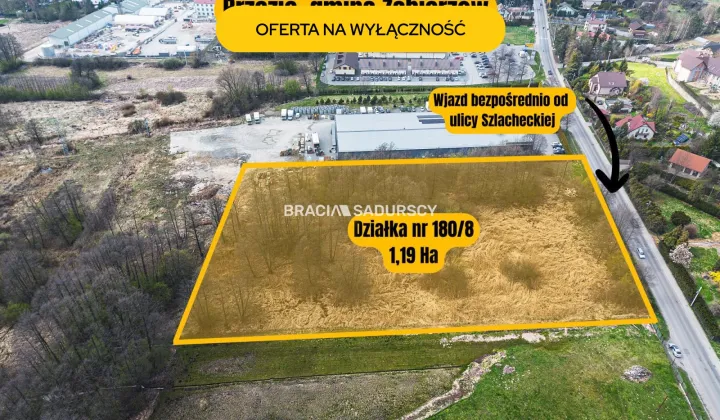 Działka inwestycyjna Brzezie, ul. Szlachecka