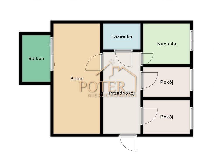 Mieszkanie 3-pokojowe Wrocław Ołtaszyn, ul. gen. Stanisława Maczka. Zdjęcie 20