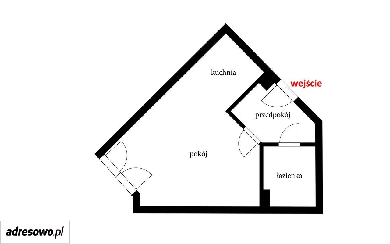 Mieszkanie 1-pokojowe Kraków Podgórze Duchackie, ul. Czarnogórska. Zdjęcie 19