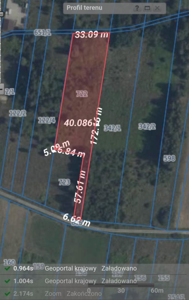 Działka rolno-budowlana Rządza