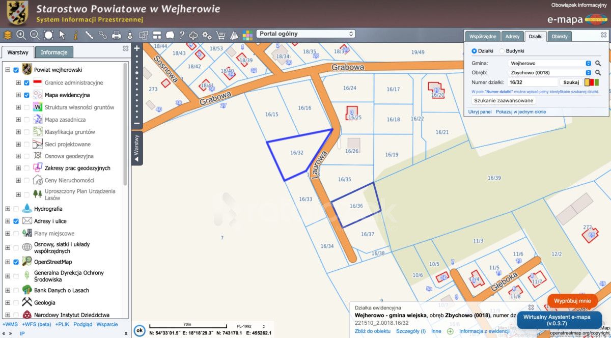 Działka budowlana Zbychowo. Zdjęcie 12