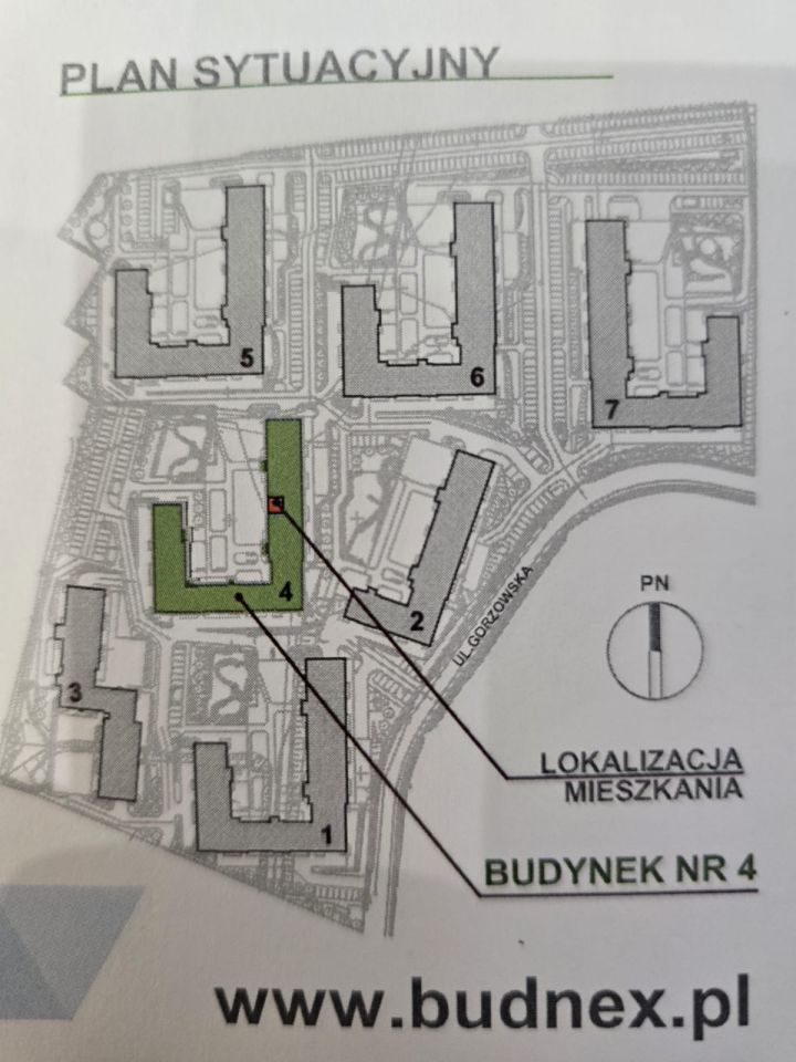 Mieszkanie 2-pokojowe Szczecin Gumieńce, ul. Gorzowska