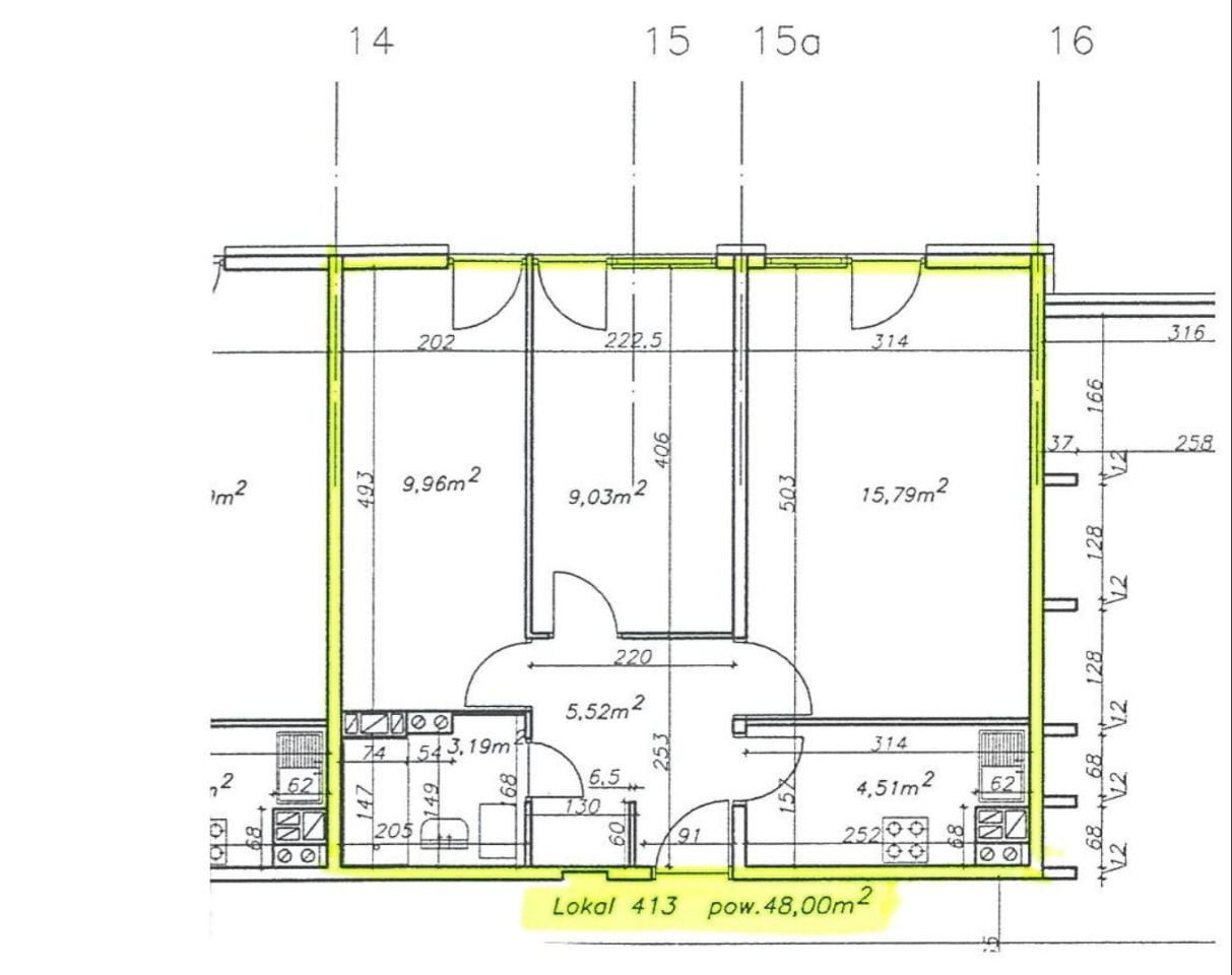 Mieszkanie 3-pokojowe Warszawa Śródmieście, ul. Grzybowska. Zdjęcie 8