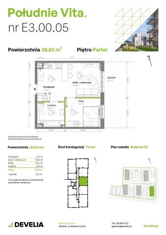Mieszkanie 2-pokojowe Gdańsk Orunia Górna, ul. Kazimierza Wielkiego. Zdjęcie 7