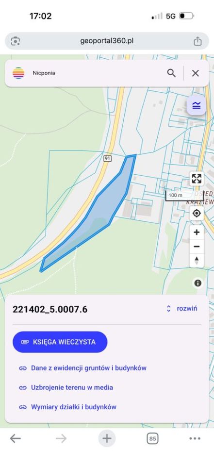 Działka rolna Nicponia. Zdjęcie 2