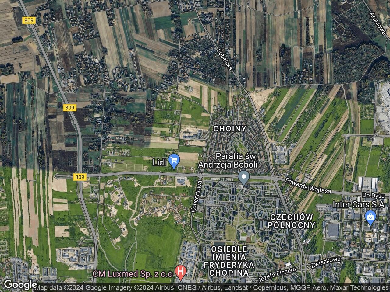 Garaż/miejsce parkingowe Lublin Czechów, ul. Koncertowa