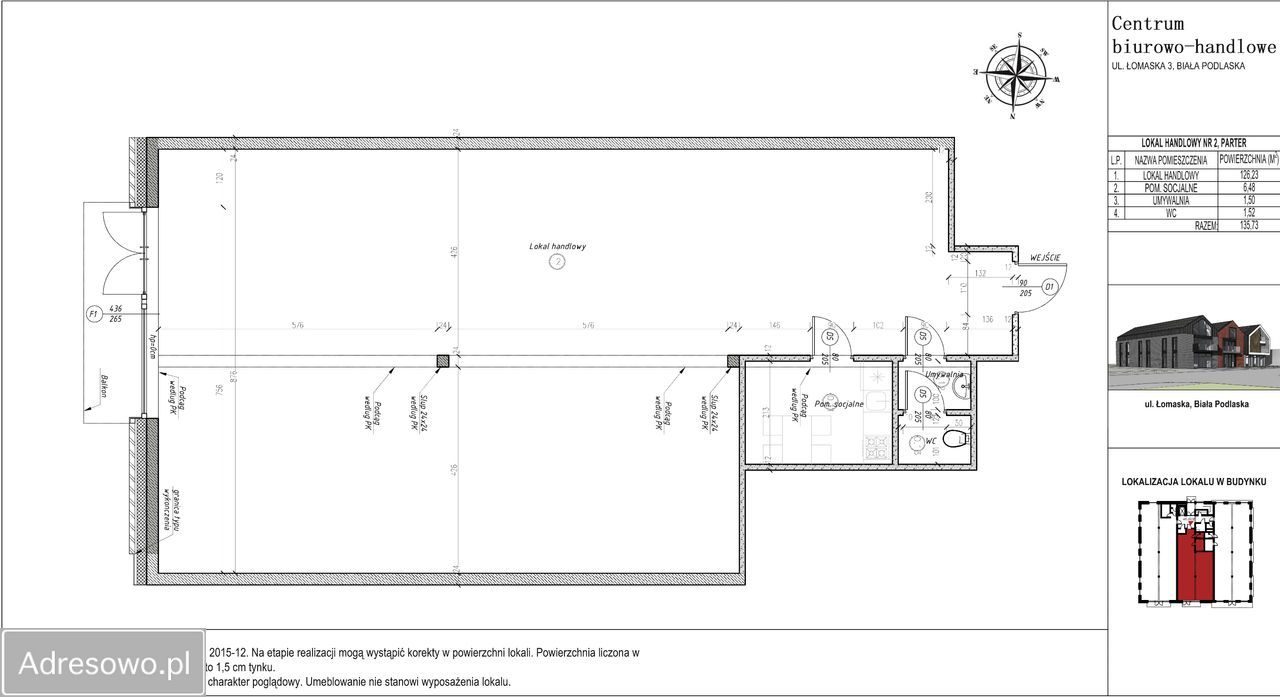 Lokal Biała Podlaska, ul. Łomaska. Zdjęcie 5