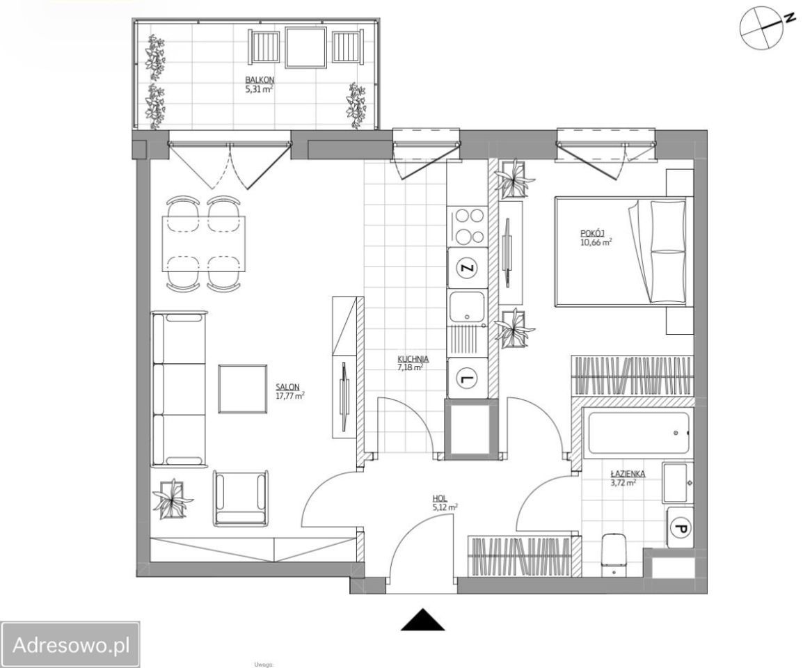 Mieszkanie 2-pokojowe Warszawa Ursynów, ul. Bokserska. Zdjęcie 10