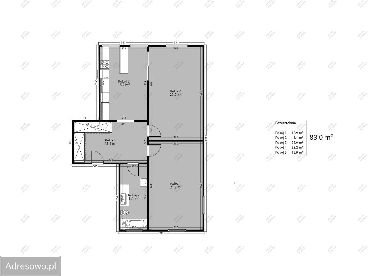 Mieszkanie 2-pokojowe Brzeg, ul. Marszałka Piłsudskiego. Zdjęcie 12
