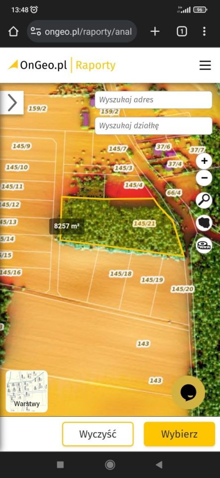 Działka leśna Tyłowo. Zdjęcie 4