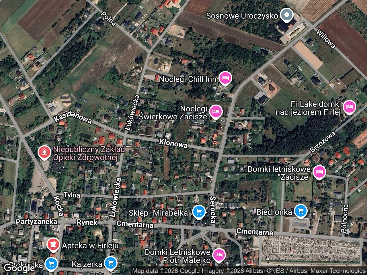 Działka budowlana Firlej, ul. Klonowa. Zdjęcie 1