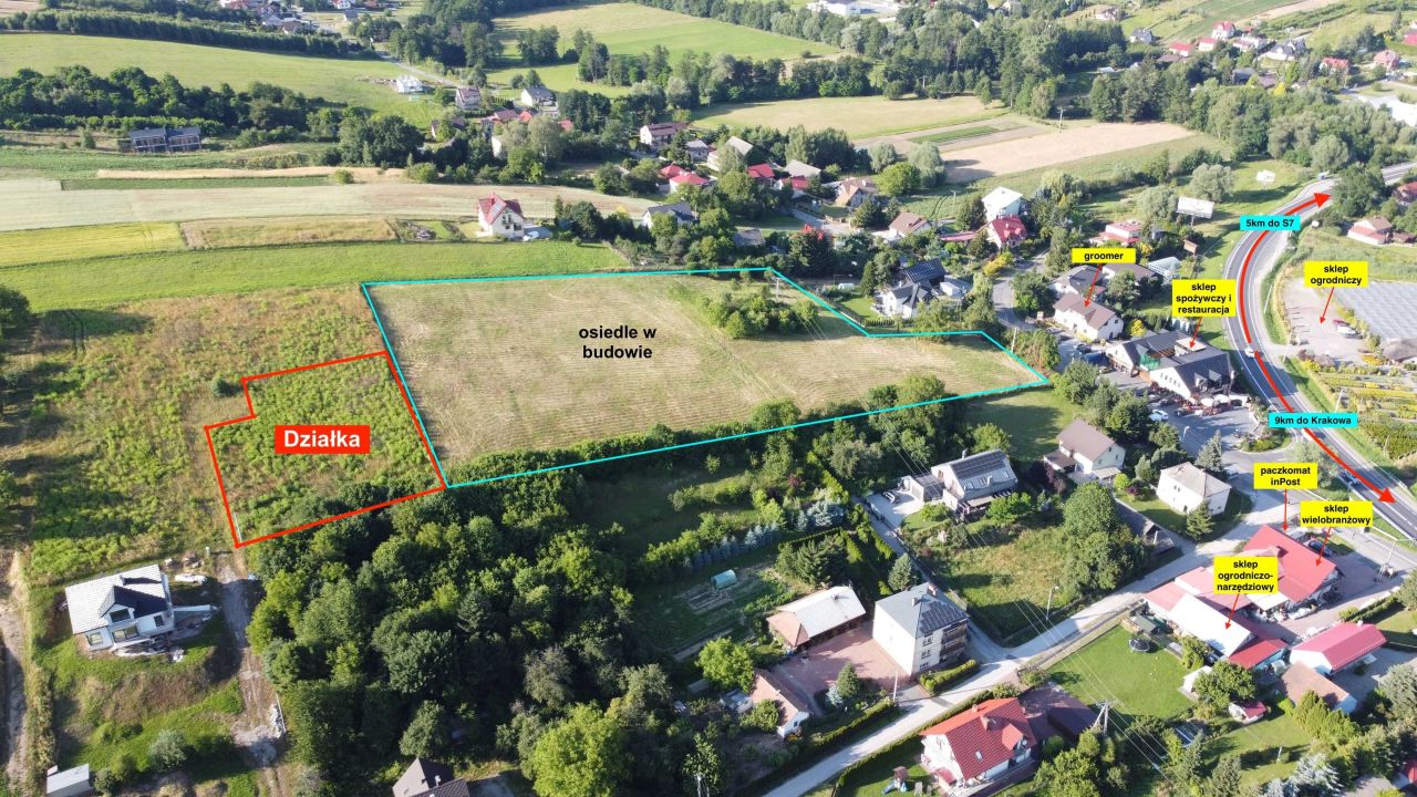 Działka budowlana Michałowice. Zdjęcie 3