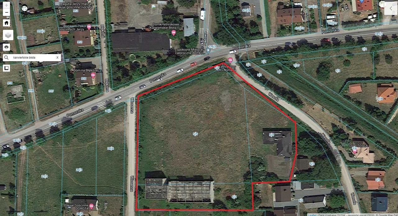 Działka inwestycyjna Karwieńskie Błoto Drugie. Zdjęcie 3