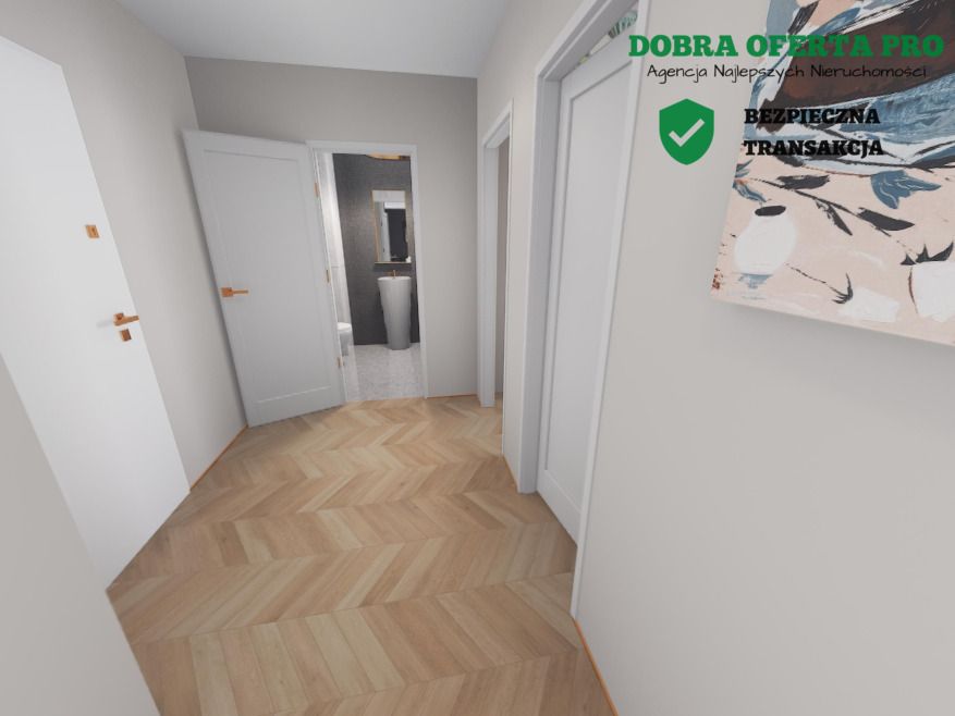 Mieszkanie 3-pokojowe Gdańsk Letnica, ul. Starowiejska. Zdjęcie 4