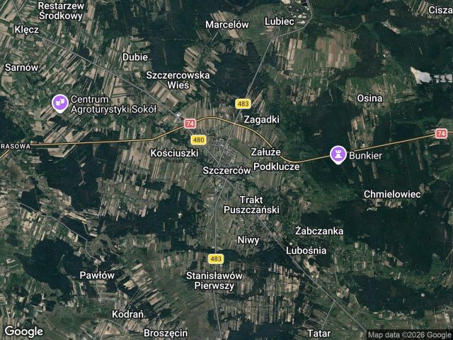 Działka rolna Szczerców. Zdjęcie 1