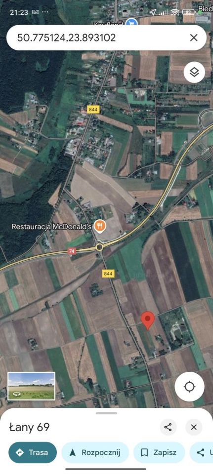 Działka budowlana Hrubieszów, ul. Łany