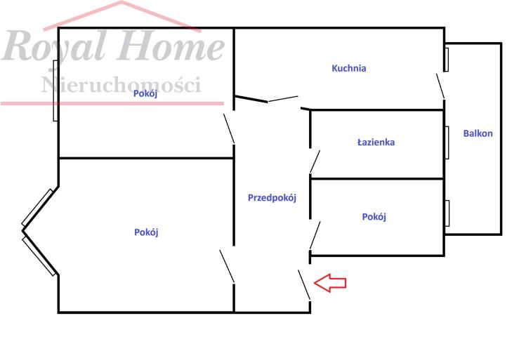 Mieszkanie 3-pokojowe Wrocław Krzyki, ul. Piękna. Zdjęcie 13