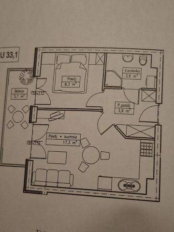 Mieszkanie 2-pokojowe Ełk, ul. Juliana Tuwima. Zdjęcie 1