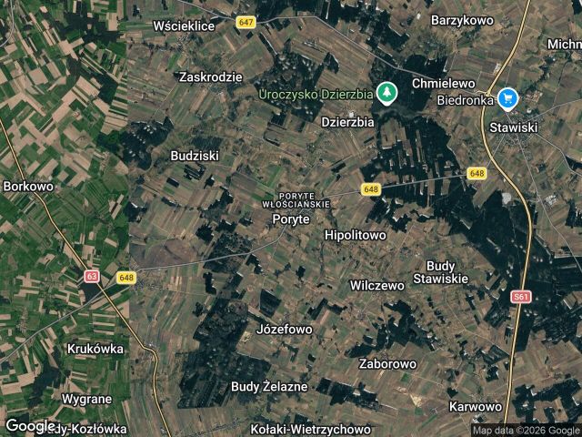 Działka rolno-budowlana Poryte. Zdjęcie 1