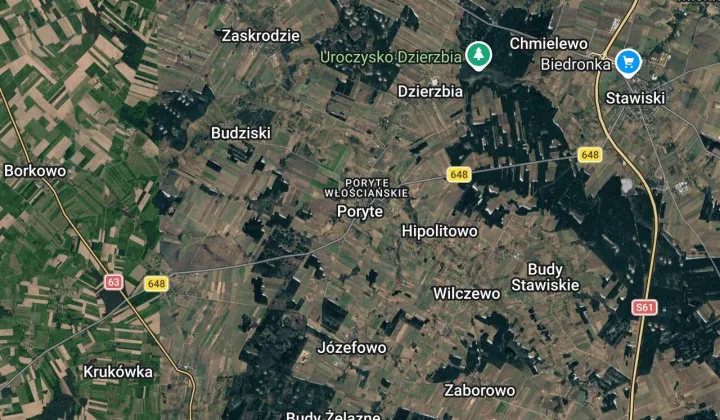 Działka rolno-budowlana Poryte