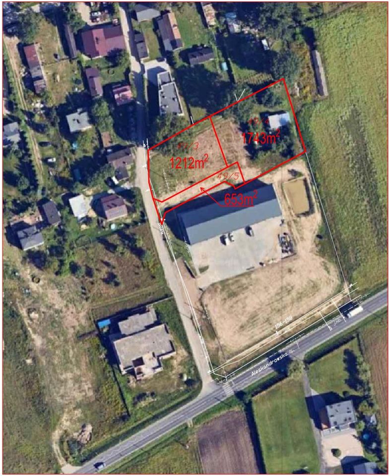 Działka budowlana Zgierz Piaskowice, ul. Aleksandrowska. Zdjęcie 2