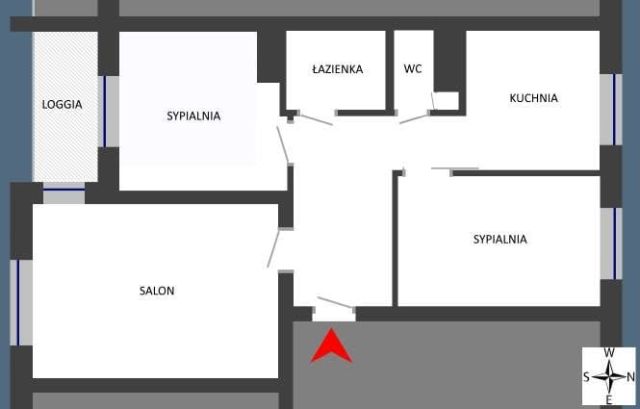 Mieszkanie 3-pokojowe Toruń Chełmińskie Przedmieście, Szosa Chełmińska. Zdjęcie 1