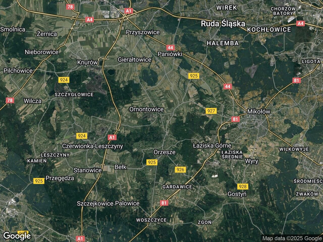 Działka budowlana Ornontowice, ul. Orzeska