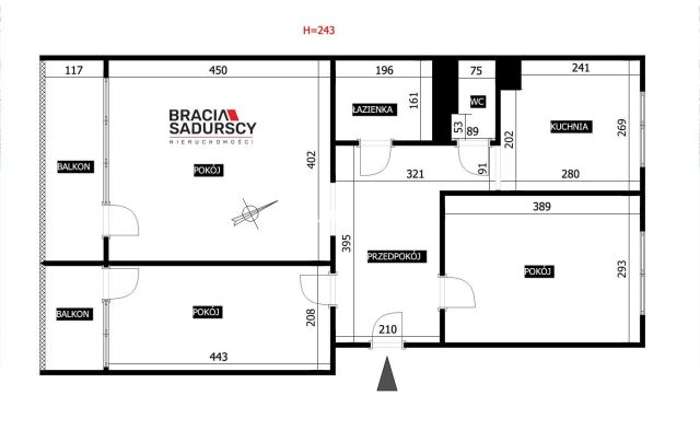 Mieszkanie 3-pokojowe Kraków Prądnik Czerwony, ul. Śliczna. Zdjęcie 21