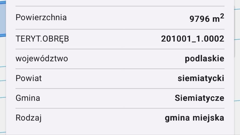 Działka inwestycyjna Siemiatycze, ul. Tadeusza Kościuszki. Zdjęcie 2
