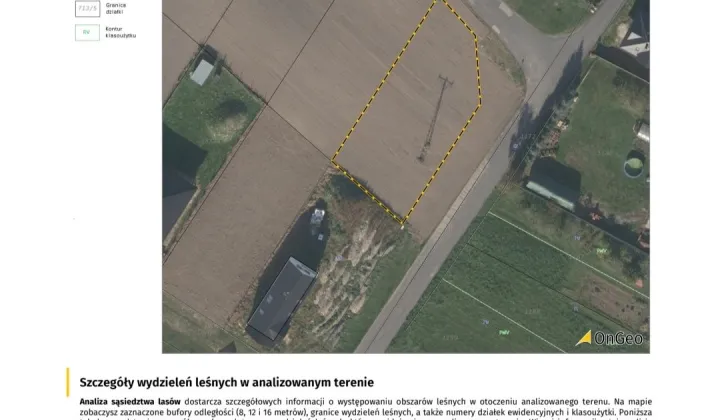 Działka budowlana Stradunia