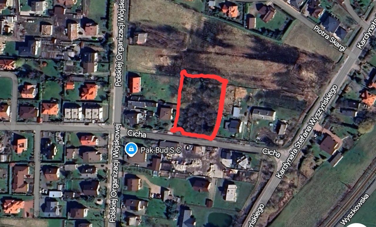 Działka budowlana Radzymin, ul. Cicha