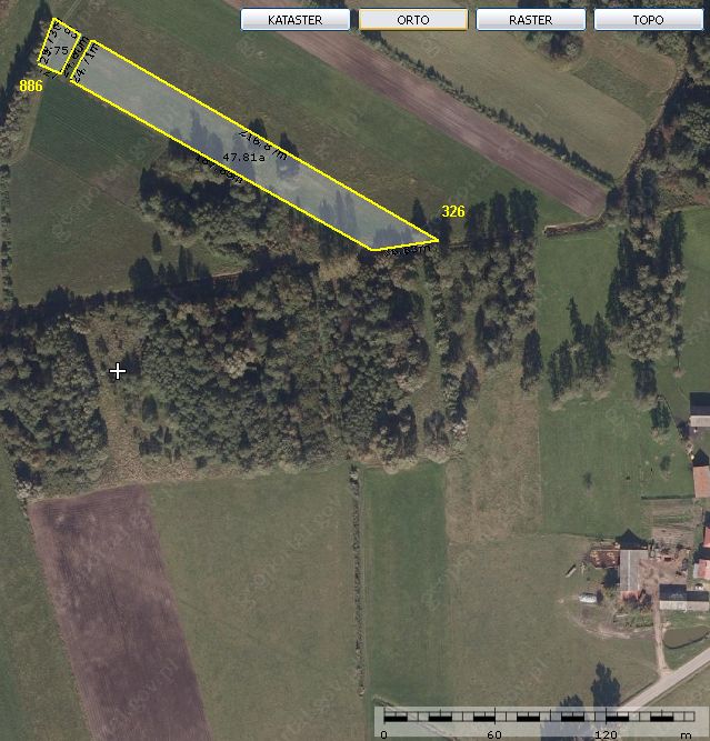 Działka rolno-budowlana Krzywośnity. Zdjęcie 2