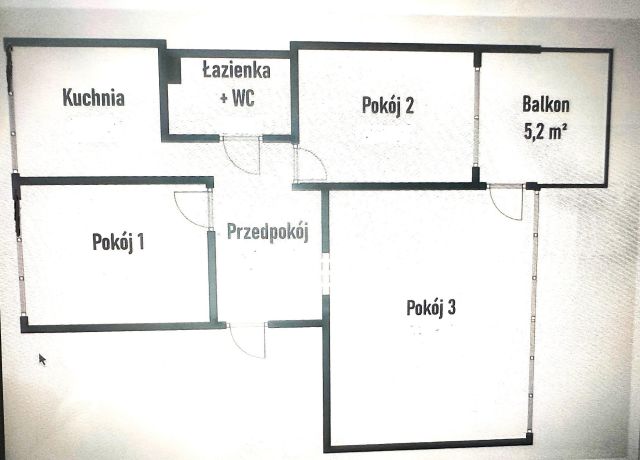 Mieszkanie 3-pokojowe Wrocław Szczepin, ul. Głogowska. Zdjęcie 23