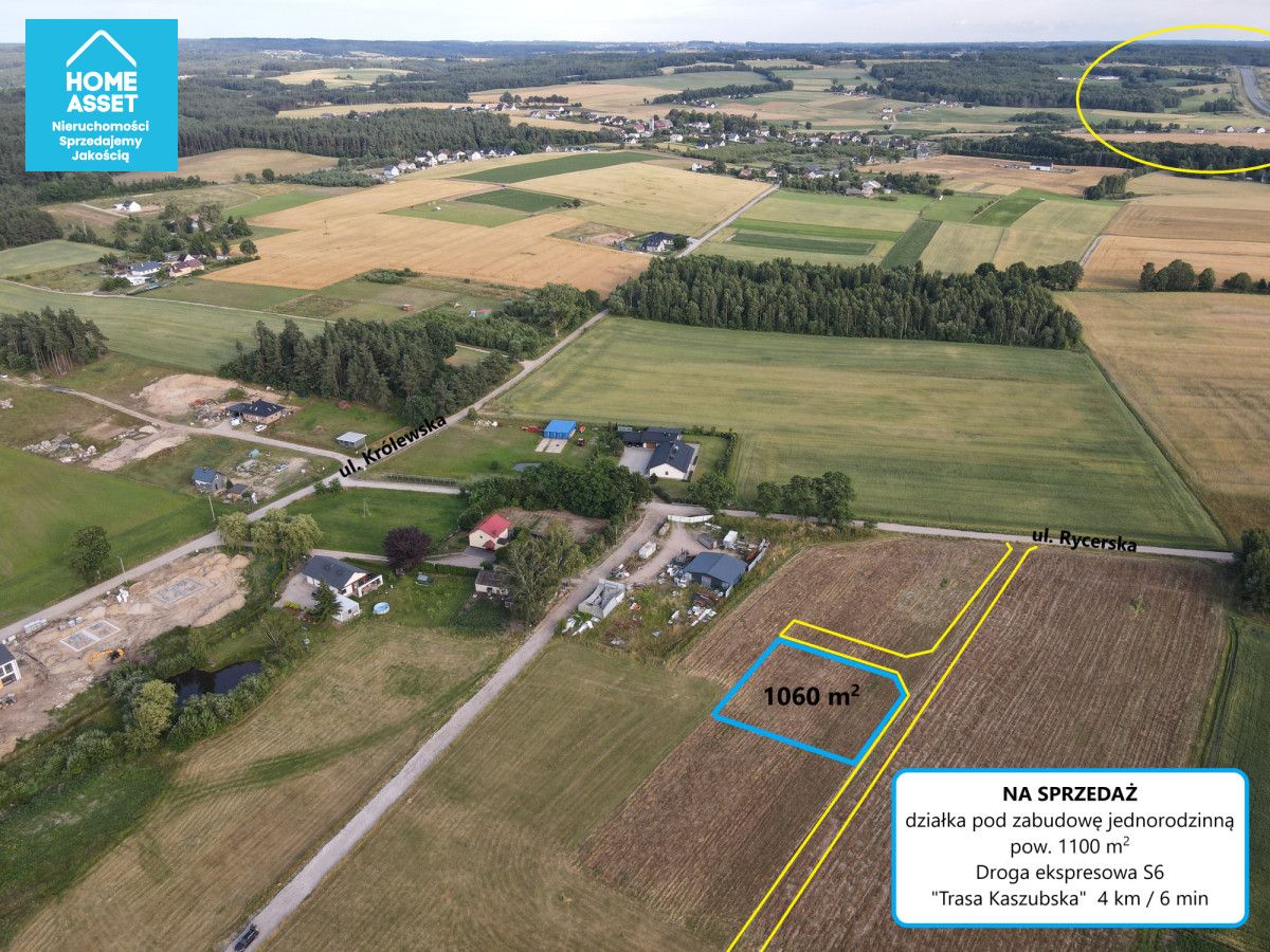 Działka budowlana Robakowo, ul. Rycerska. Zdjęcie 6