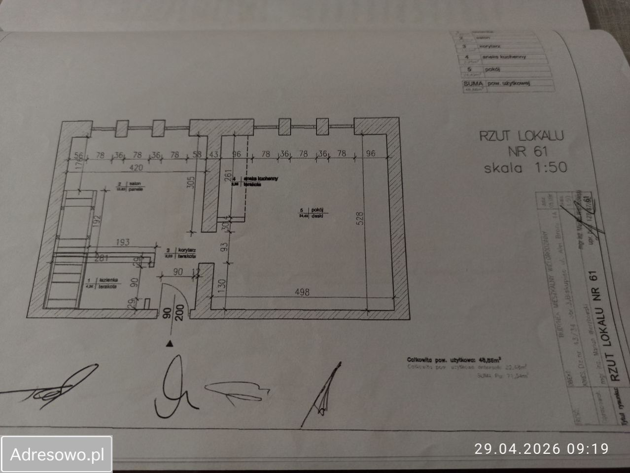Mieszkanie 5-pokojowe Biskupiec, al. Broni. Zdjęcie 5
