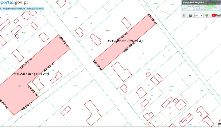 Działka budowlana Łazów