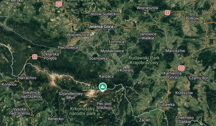 Działka siedliskowa Miłków Brzezie Karkonoskie, Sudecka