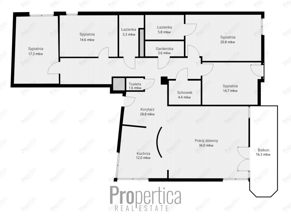 Mieszkanie 5-pokojowe Warszawa Śródmieście, ul. Podchorążych. Zdjęcie 33