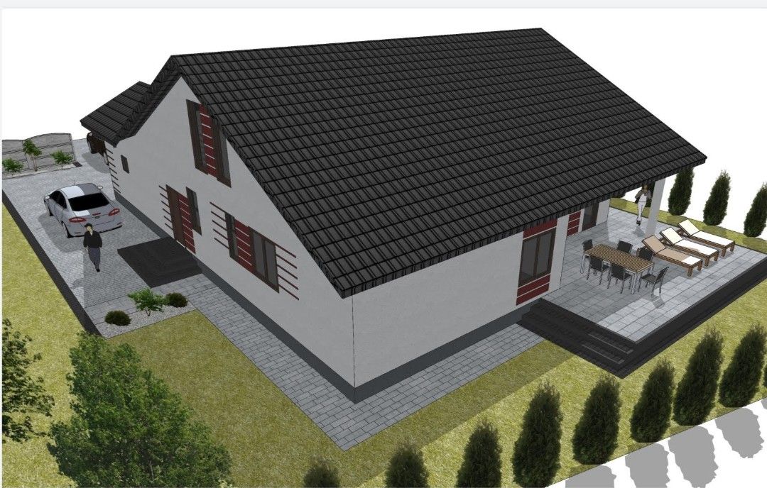 dom wolnostojący, 3 pokoje Podule. Zdjęcie 4