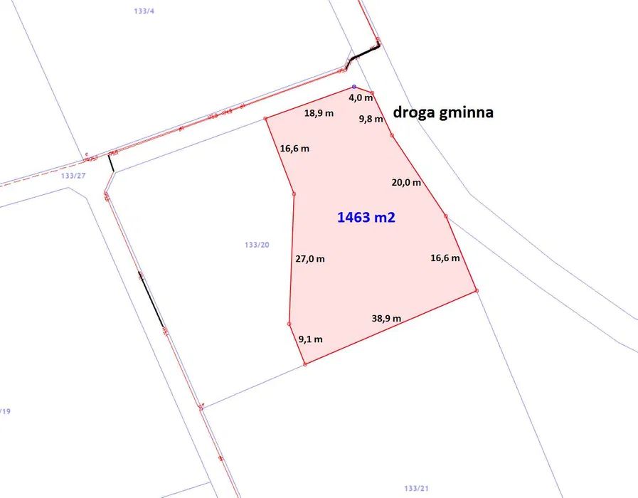 Działka budowlana Drwęck. Zdjęcie 3