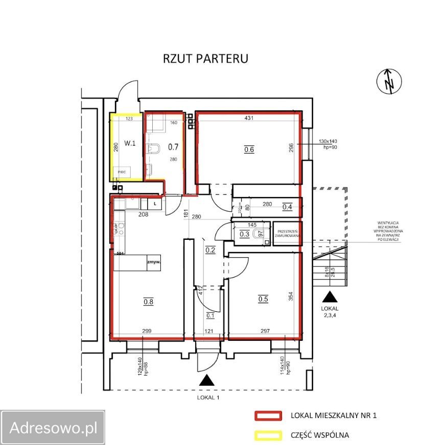 Mieszkanie 3-pokojowe Kraków Łagiewniki, ul. Huculska. Zdjęcie 3