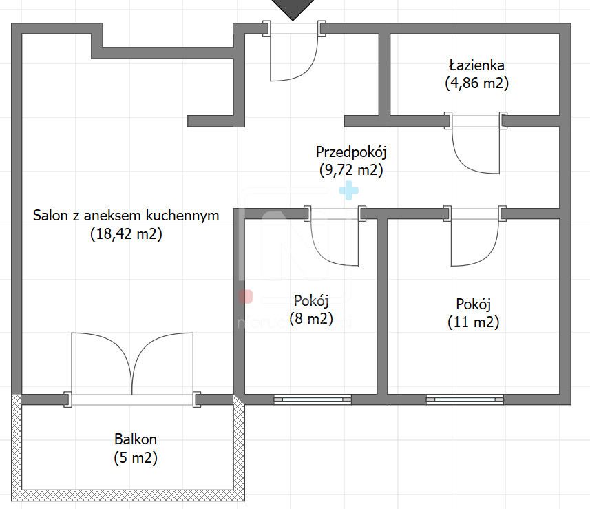 Mieszkanie 3-pokojowe Warszawa Ursynów, ul. Polki. Zdjęcie 7
