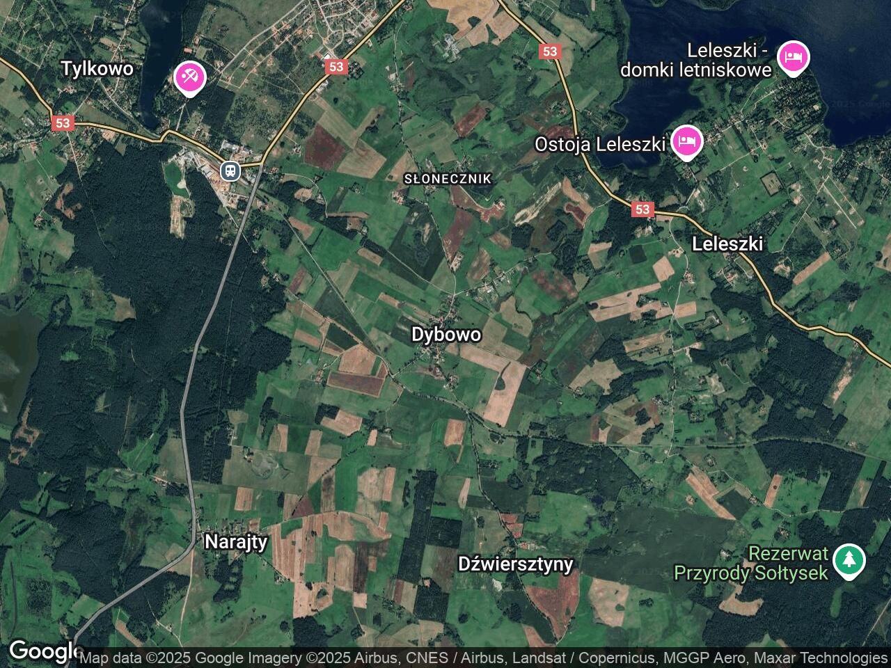 Działka rolna Dybowo