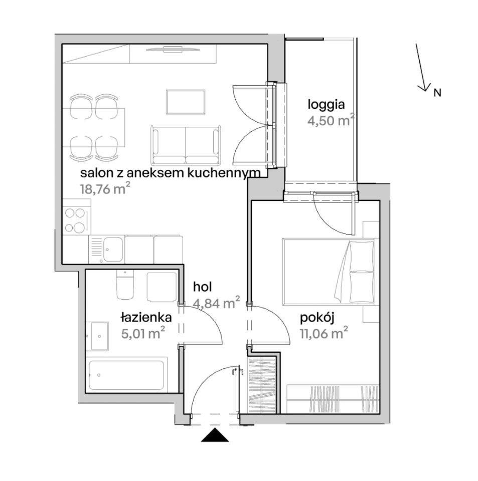 Mieszkanie 2-pokojowe Poznań Starołęka, ul. Unii Lubelskiej. Zdjęcie 7
