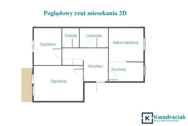 Mieszkanie 3-pokojowe Krosno Guzikówka, ul. Stefana Kisielewskiego. Zdjęcie 16