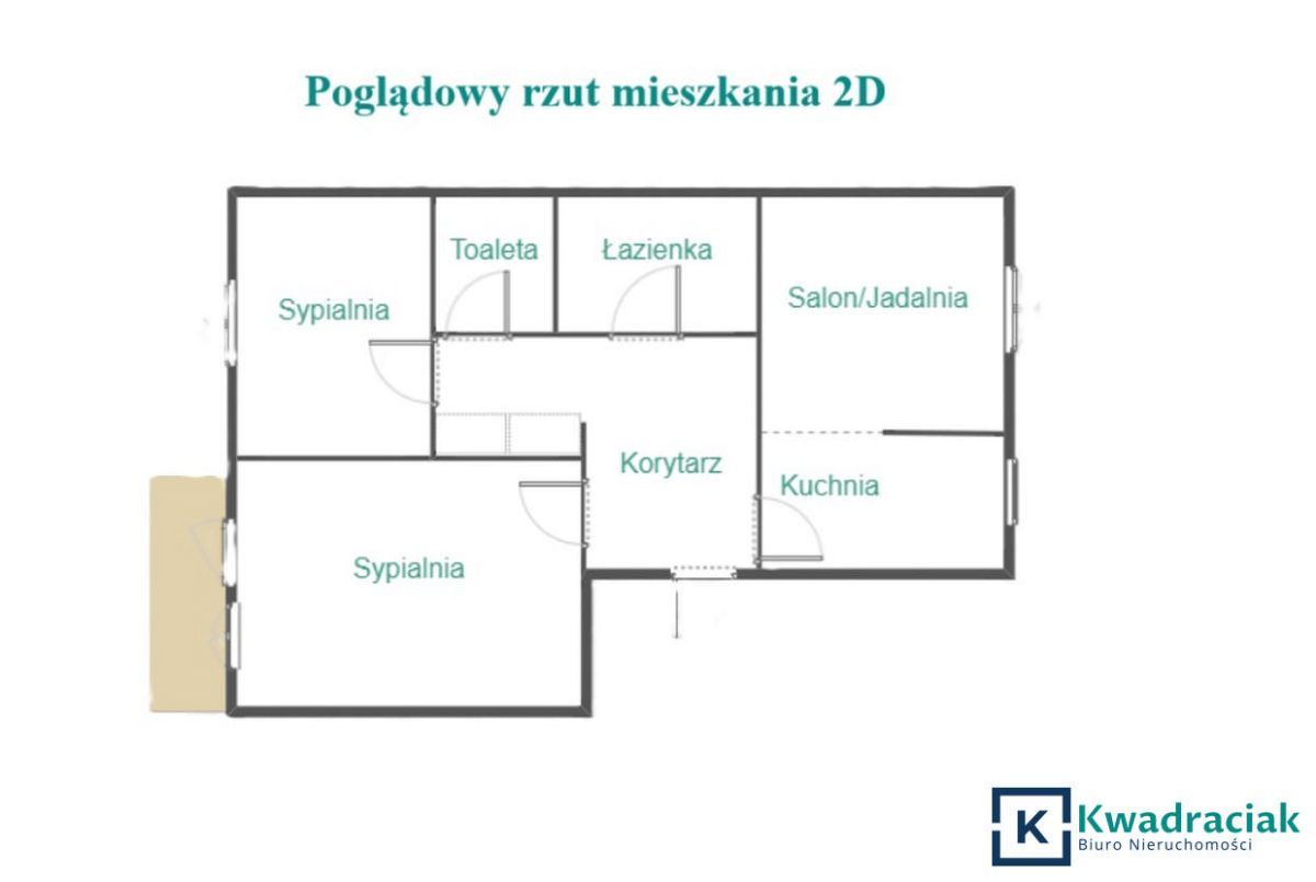 Mieszkanie 3-pokojowe Krosno Guzikówka, ul. Stefana Kisielewskiego. Zdjęcie 16